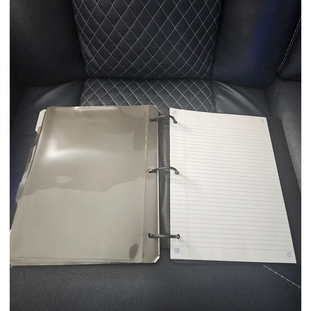 Five Star Flex Refillable Notebook X-Large 11.5x11.25 College Ruled 80 Sheets